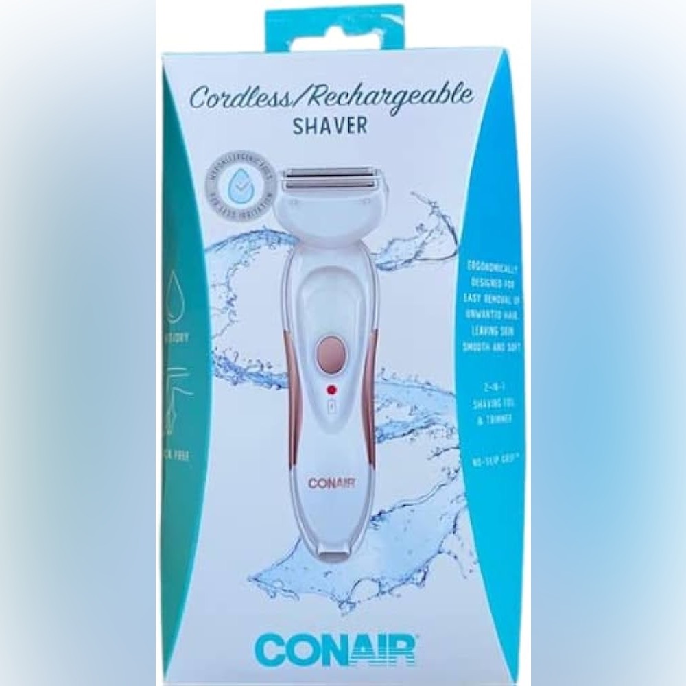 Conair White Cordless Rechargeable Shaver